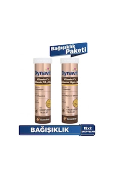 Dynavit C Vit + D + Çinko & C Vit + Sambucus Nigra + Çinko 2x15 Efervesan - Bağışıklık Paketi Dynavit C Vit + D + Çinko & C Vit + Sambucus Nigra + Çinko 2x15 Efervesan - Bağışıklık Paketi