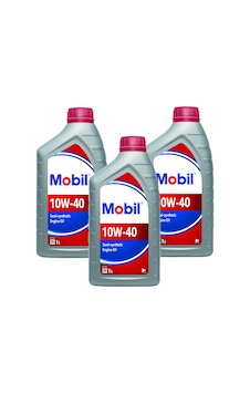 Mobil 10W-40 Yarı Sentetik Motor Yağı 3 x 1 L Mobil 10W-40 Yarı Sentetik Motor Yağı 3 x 1 L