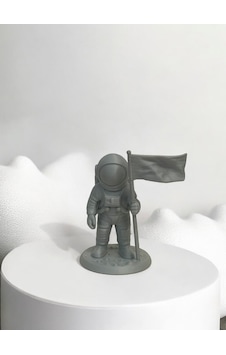 Astronot Siyah Pla Doğal Malzeme Oyuncak 13cm Balık Astronot Siyah Pla Doğal Malzeme Oyuncak 13cm Balık