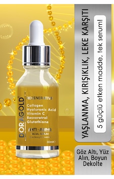 Doragold Regenerative C Vitamini Kolajen Hyaluronic Acid Resveratrol Serum 30 ML Doragold Regenerative C Vitamini Kolajen Hyaluronic Acid Resveratrol Serum 30 ML