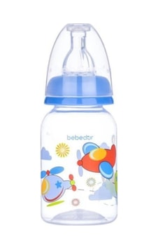 Bebedor Yavaş Akışlı Pp Biberon 23302 Mavi 125Ml Uçak Bebedor Yavaş Akışlı Pp Biberon 23302 Mavi 125Ml Uçak