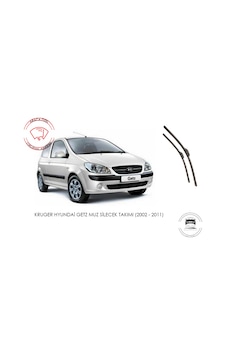 Hyundai Getz Cam Silecek Seti Araca Özel Aparat (2002 - Hyundai Getz Cam Silecek Seti Araca Özel Aparat (2002 -