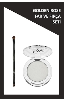 Dual Ended Eyeshadow Brush - Far Fırçası Ve Soft Color Pearl Mono Eyeshadow No: 41-tekli Sedefli Far Seti Dual Ended Eyeshadow Brush - Far Fırçası Ve Soft Color Pearl Mono Eyeshadow No: 41-tekli Sedefli Far Seti