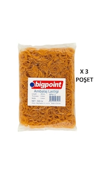 Bigpoint Mini Ambalaj Lastiği 500 Gram %100 Kauçuk X 3 Poşet Bigpoint Mini Ambalaj Lastiği 500 Gram %100 Kauçuk X 3 Poşet