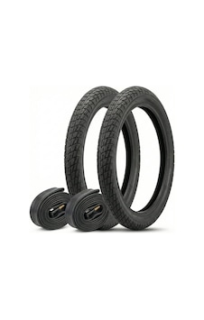 Bike Sky Black Cat Zırhlı Ön Arka Set İç Dış Lastik 20x1.75 5 Mm Zırh Kalınlığı, Elektrikli Bisikletler İçi Uyumlu