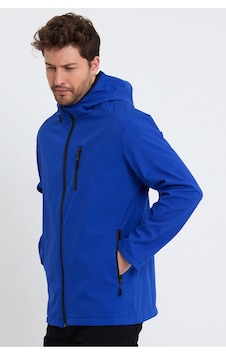 Genius Store Store Erkek Polar Softshell Mont Su Geçirmez 3 Cepli Outdoor Spor Ceket Saks