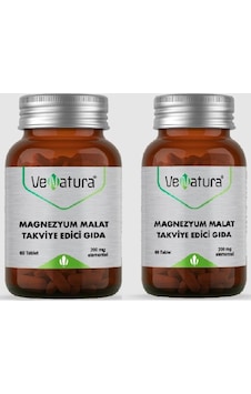 Venatura Magnezyum Malat Takviye Edici Gıda 2 x 60 Tablet Venatura Magnezyum Malat Takviye Edici Gıda 2 x 60 Tablet