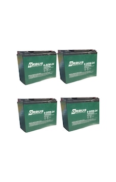 Orbus 12v 24 Amper Dik Elektrikli Bisiklet Aküsü 4'lü Paket Orbus 12v 24 Amper Dik Elektrikli Bisiklet Aküsü 4'lü Paket