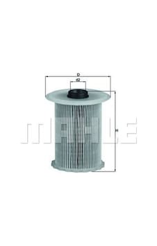 KNECHT KX183D Mazot Filtresi Trafic Master II / Vivaro Movano 1.9 2.2 2.5 Dtı 2.5 DCI
