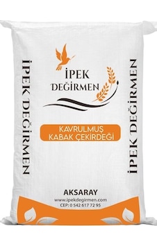 İpek Değirmen Kavrulmuş Kabak Çekirdeği 5 kg Toptan Boy Çıtır Taze Tuzlu Yerli Lüks İri Taneli Ekonomik Paket