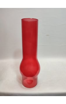 Avize Lamba Camı.tam Kırmızı Renkte.alt Çap:7.00cm-h:25.00cm Kırmızı