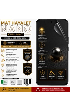 Realme P4 Lite Uyumlu Mat Hayalet Parmak İzi Ve Leke Bırakmaz Nano Kırılmaz Darbe Emici Ekran Koruyucu Realme P4 Lite Uyumlu Mat Hayalet Parmak İzi Ve Leke Bırakmaz Nano Kırılmaz Darbe Emici Ekran Koruyucu