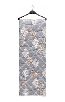 Manolya Pamuklu Çok Amaçlı Çift Kişilik Pike, Yatak Ört 190x220 - Gri Çiçekli Manolya Pamuklu Çok Amaçlı Çift Kişilik Pike, Yatak Ört 190x220 - Gri Çiçekli