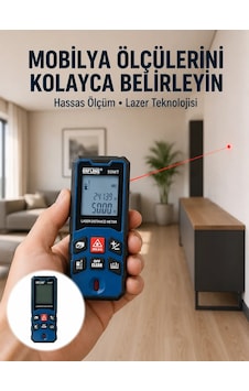 Ers 50 Metre Lazer Ölçüm Cihazı Alan Ve Mesafe Hesaplama Yeni Nesil Ers 50 Metre Lazer Ölçüm Cihazı Alan Ve Mesafe Hesaplama Yeni Nesil