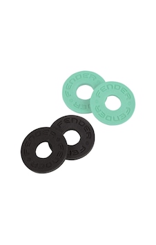 Fender Strap Block 4-Pack Black 2 Surf Green 2 Fender Strap Block 4-Pack Black 2 Surf Green 2