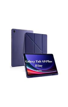 A9 11inç X210 X215 X216 İle Uyumlu Kılıf Kalem Bölmeli Trifolding Case Lacivert Sku: Zeusb0dy6c5plj Arka Kapak