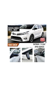 Toyota Uyumlu Verso Makyajlı (2014 - 2018) Batman Yarasa Ayna Kapağı (pian