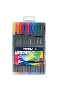 Pensan Fineliner 0.4 Mm 10 Lu Plastik Kutulu 6500 Hp Pensan Fineliner 0.4 Mm 10 Lu Plastik Kutulu 6500 Hp