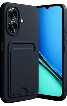 Cosmotex Newface Realme Note 60 Kelvin Kartvizitli Silikon - Siyah Cosmotex Newface Realme Note 60 Kelvin Kartvizitli Silikon - Siyah