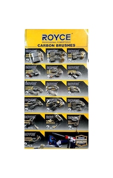 Royce 16 Parça Matkap Spiral Kırıcı Delici Kömür Seti