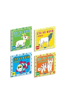 Çiz Ve Boya Seti - 4 Kitap Takım Kolektif