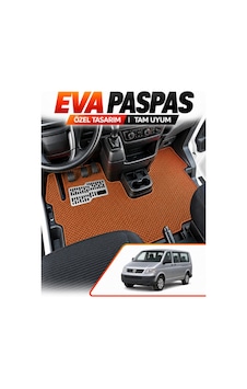 Volkswagen Transporter T5 Panelvan 2003-2015 Uyumlu Eva Oto Paspas Ön Kabin Taba Volkswagen Transporter T5 Panelvan 2003-2015 Uyumlu Eva Oto Paspas Ön Kabin Taba