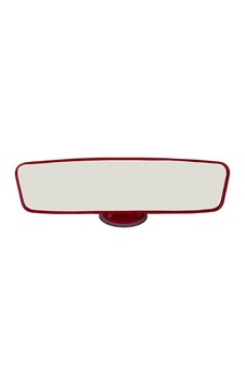 Vantuzlu İç İlave Ayna 24 CM Kırmızı / Ayıc95