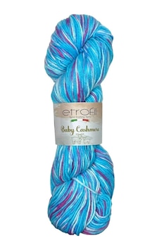 Baby Cashmere Örgü İpi Okyanus Dalgası%10 Kaşmir%90 Polyamid 100g 225m Bc009 Çok Renkli Baby Cashmere Örgü İpi Okyanus Dalgası%10 Kaşmir%90 Polyamid 100g 225m Bc009 Çok Renkli