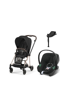 Mios Travel Sistem Rosegold Sephia Black & Aton Bazalı Volcano Black