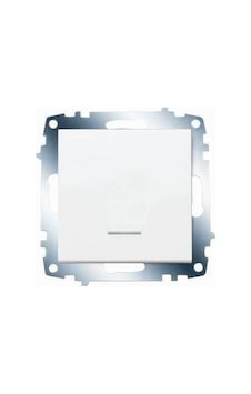 Viko Karre Beyaz Işıklı Anahtar Çerçevesiz Beyaz 90967x19 Viko Viko Karre Beyaz Işıklı Anahtar Çerçevesiz Beyaz 90967x19 Viko