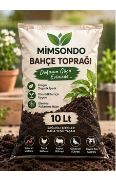 Mımsondo 10kg Bahçe Toprağı Katkısız 10 KG