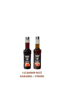 Grandeterra Karamel + Fındık Şurubu 2 X 750 Ml Grandeterra Karamel + Fındık Şurubu 2 X 750 Ml