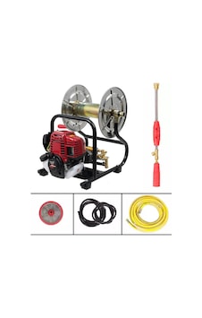 Gardenpro GP-900/4T Makaralı 4 Zamanlı İlaçlama Makinesi 25 M Hortum