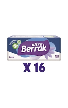 Berrak Peçete 16 x 200'lü Berrak Peçete 16 x 200'lü