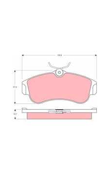 Nissan Primera Almera Ön Fren Balatası 1990-2007 Nissan Primera Almera Ön Fren Balatası 1990-2007