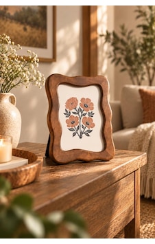 Doğal Masif Akasya Ağacı Dalgalı Fotoğraf Çerçevesi 15x20 Cm - Masa Ve Konsol Üstü Ahşap Resim Çerçevesi Doğal Masif Akasya Ağacı Dalgalı Fotoğraf Çerçevesi 15x20 Cm - Masa Ve Konsol Üstü Ahşap Resim Çerçevesi