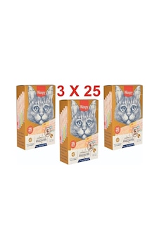 3 Paket Creamy Karışık Krema Sıvı Kedi Ödül Maması 75 Adet 3 Paket Creamy Karışık Krema Sıvı Kedi Ödül Maması 75 Adet