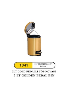 Dolumax Gold Pedallı Çöp Kovası 5 Litre