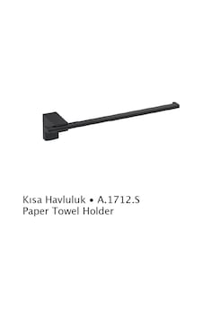 Deppot F1 Mat Siyah Kısa Havluluk A.1712.S Deppot F1 Mat Siyah Kısa Havluluk A.1712.S