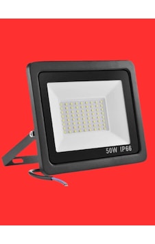 50 Watt Siyah Slim Kasa Kırmızı Işık Ip65 Led Projektör 50 Watt Siyah Slim Kasa Kırmızı Işık Ip65 Led Projektör