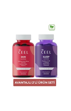 Vita Ceel Skin + Sleep Takviye Edici Gıda 2 x 60 Gummies Vita Ceel Skin + Sleep Takviye Edici Gıda 2 x 60 Gummies