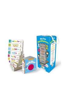 İngilizce Destekli Bilgi Dolu Minik Kütüphanem-9 Kitap Mavi Kutu- Sincap Kitap
