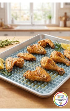 Yağı Süzen Piramit Silikon Fırın Matı Yapışmaz Fırın Pişirme Altlığı 38x27 Cm Çok renkli Yağı Süzen Piramit Silikon Fırın Matı Yapışmaz Fırın Pişirme Altlığı 38x27 Cm Çok renkli