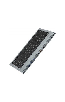 Qgeem Qg-uh-11-2 Type-c Hub Klavye Siyah