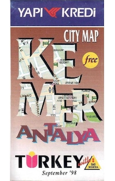 Turkey - Kemer - Antalya City Map Şehir Haritası Harita Map Turkey - Kemer - Antalya City Map Şehir Haritası Harita Map