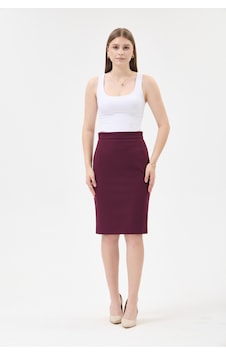 Velnara Moda Yüksek Bel Astarlı Klasik Kısa Kalem Etek- Koyu Mürdüm Bordo Mürdüm - 918325068 Bordo Mürdüm Velnara Moda Yüksek Bel Astarlı Klasik Kısa Kalem Etek- Koyu Mürdüm Bordo Mürdüm - 918325068 Bordo Mürdüm