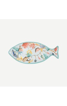 Baci Milano Turkuaz Melamin Servis Tabağı 49 Cm Baci Milano Turkuaz Melamin Servis Tabağı 49 Cm