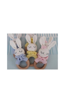 Ahşap Oyuncaklı Orgülü Diş Amigurumi Kaşıyıcı Çok Renkli Ahşap Oyuncaklı Orgülü Diş Amigurumi Kaşıyıcı Çok Renkli