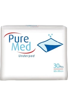 Puremed 60 x 90 CM Hasta Altı Bezi Serme Yatak Koruyucu 30'lu x 8 240 Adet Puremed 60 x 90 CM Hasta Altı Bezi Serme Yatak Koruyucu 30'lu x 8 240 Adet