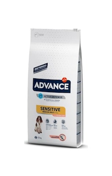 Advance Sensitive Somonlu ve Pirinçli Hassas Yetişkin Köpek Maması 12 KG Advance Sensitive Somonlu ve Pirinçli Hassas Yetişkin Köpek Maması 12 KG
